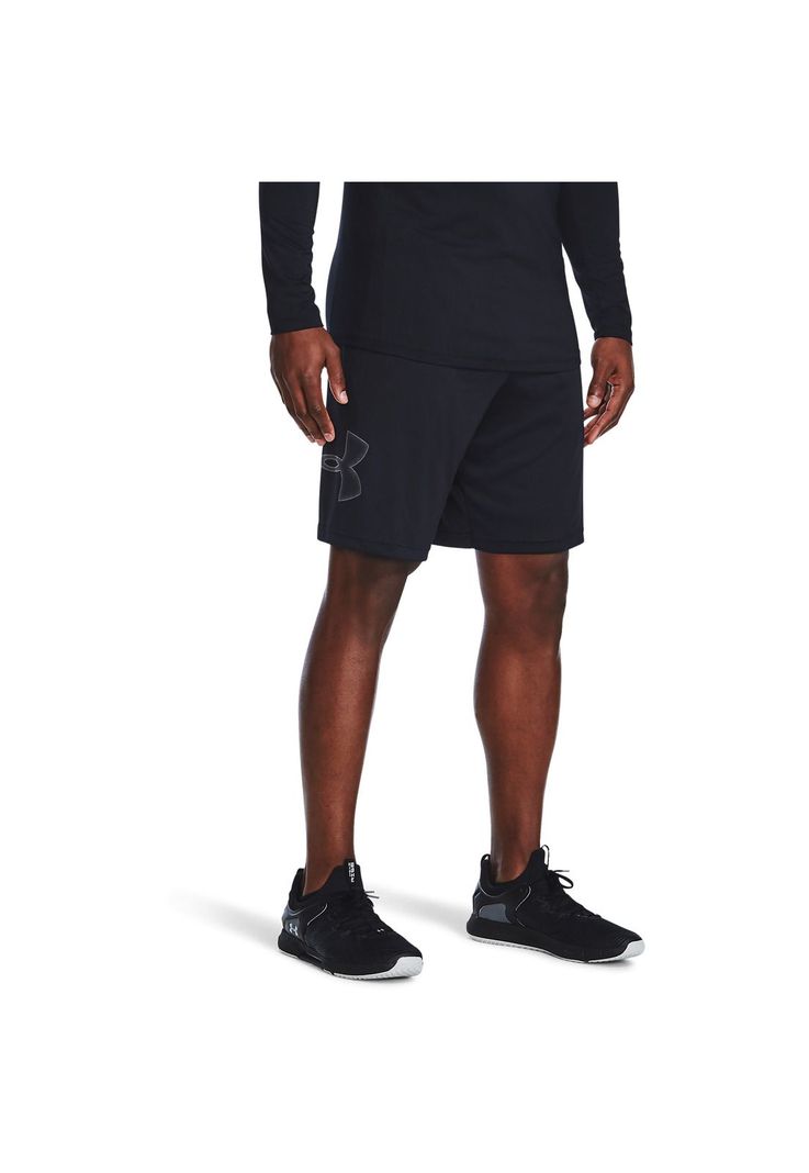 Shorts UA Tech™ Graphic para hombre Negro-0