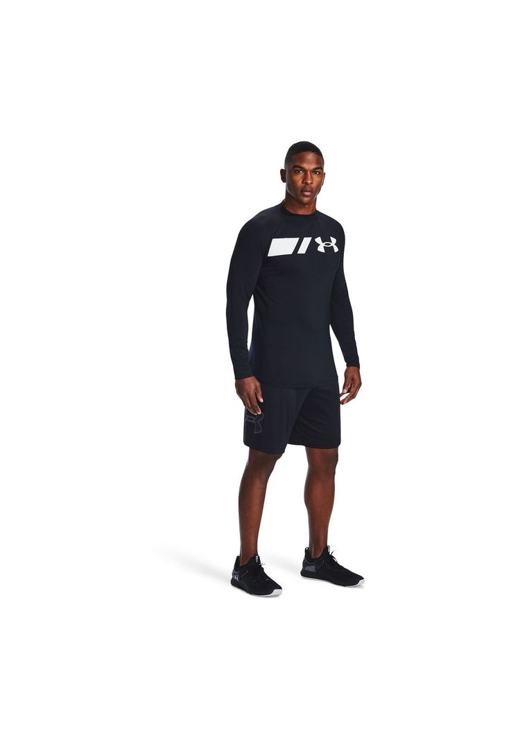 Shorts UA Tech™ Graphic para hombre Negro-5