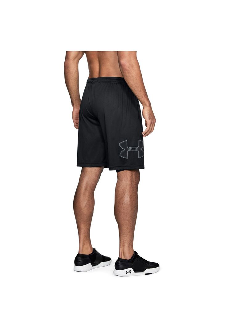 Shorts UA Tech™ Graphic para hombre Negro-6