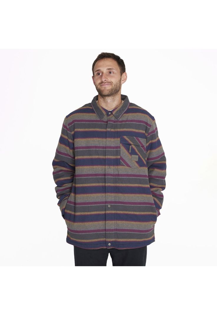 Chaqueta Life Style Knitted Gris Hombre-0