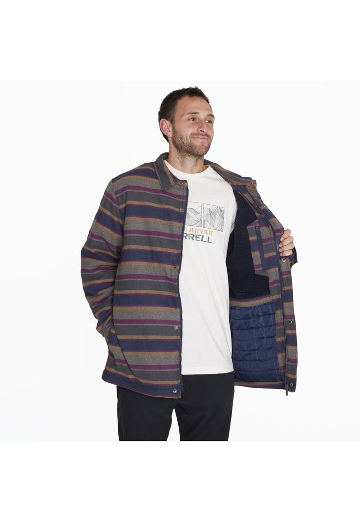 Chaqueta Life Style Knitted Gris Hombre-1