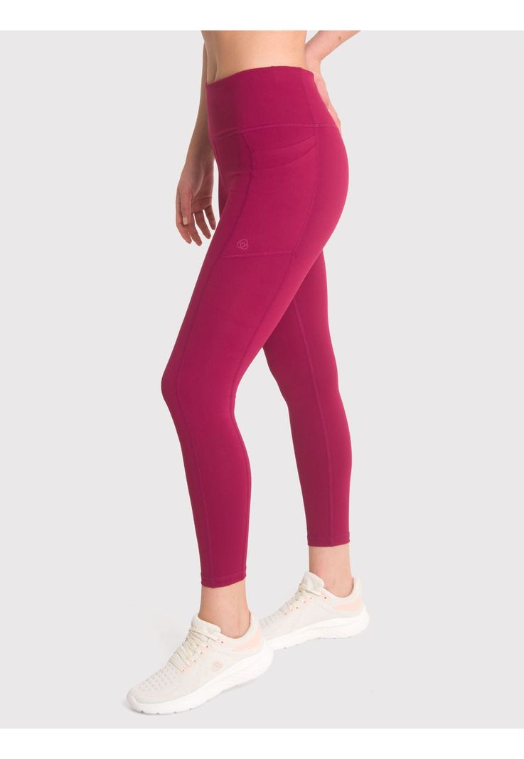 Calza deportiva Mujer Rose Burdeo-1