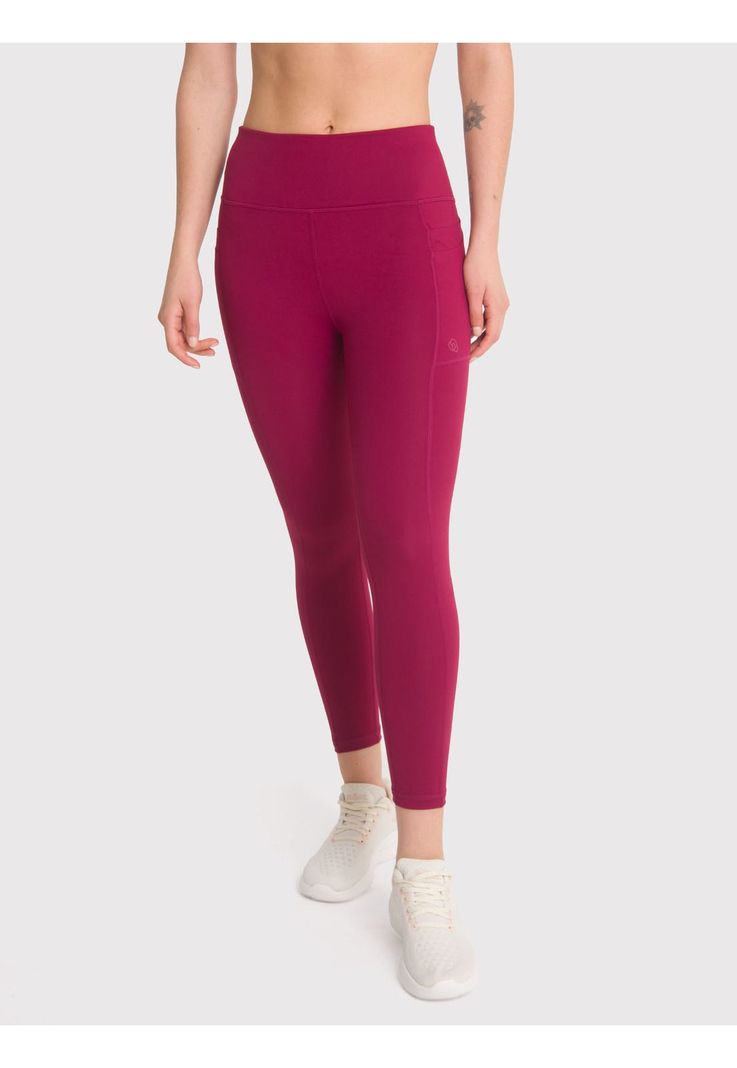 Calza deportiva Mujer Rose Burdeo-3