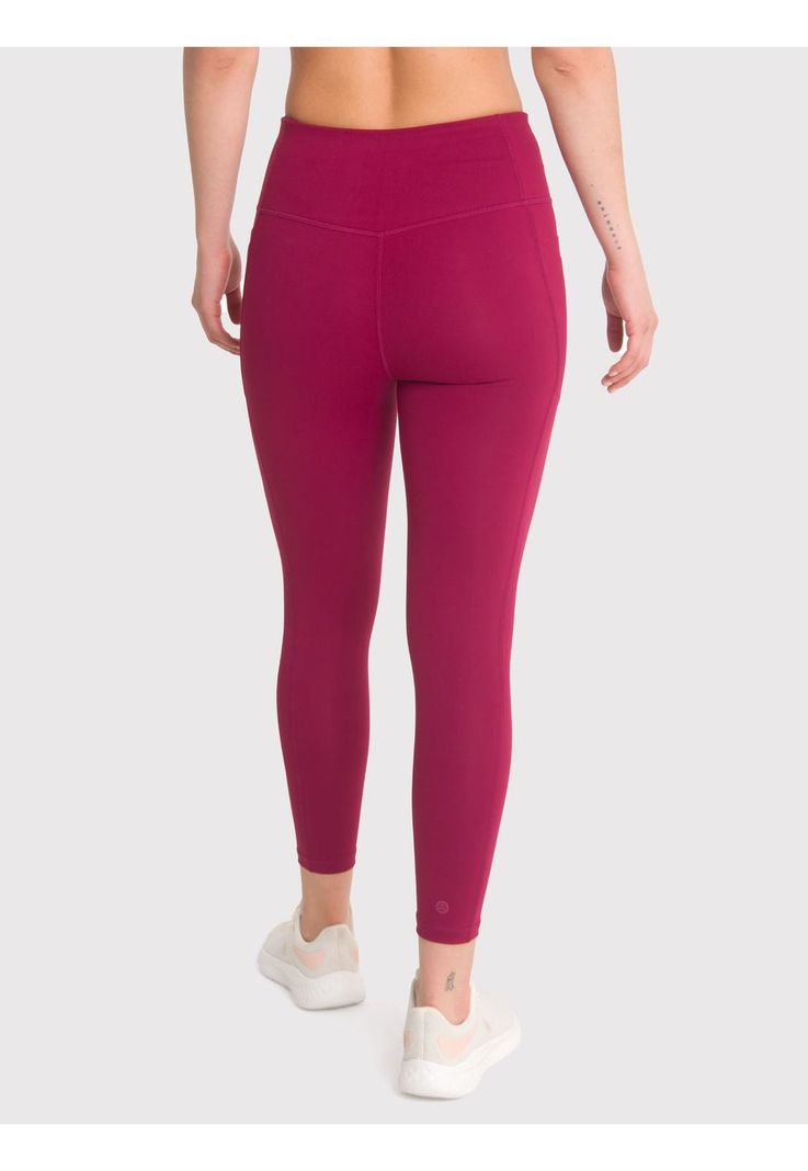 Calza deportiva Mujer Rose Burdeo-4