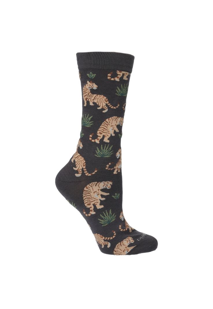 Calcetín Mujer Tiger Gris