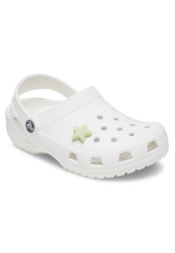 Jibbitz Crocs Estrella Luminosa En Oscuridad Blanco-1
