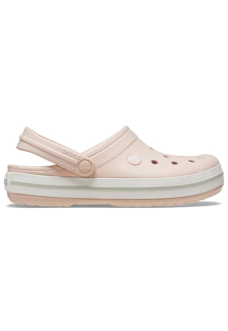 Zueco Mujer Crocband Rosado-0