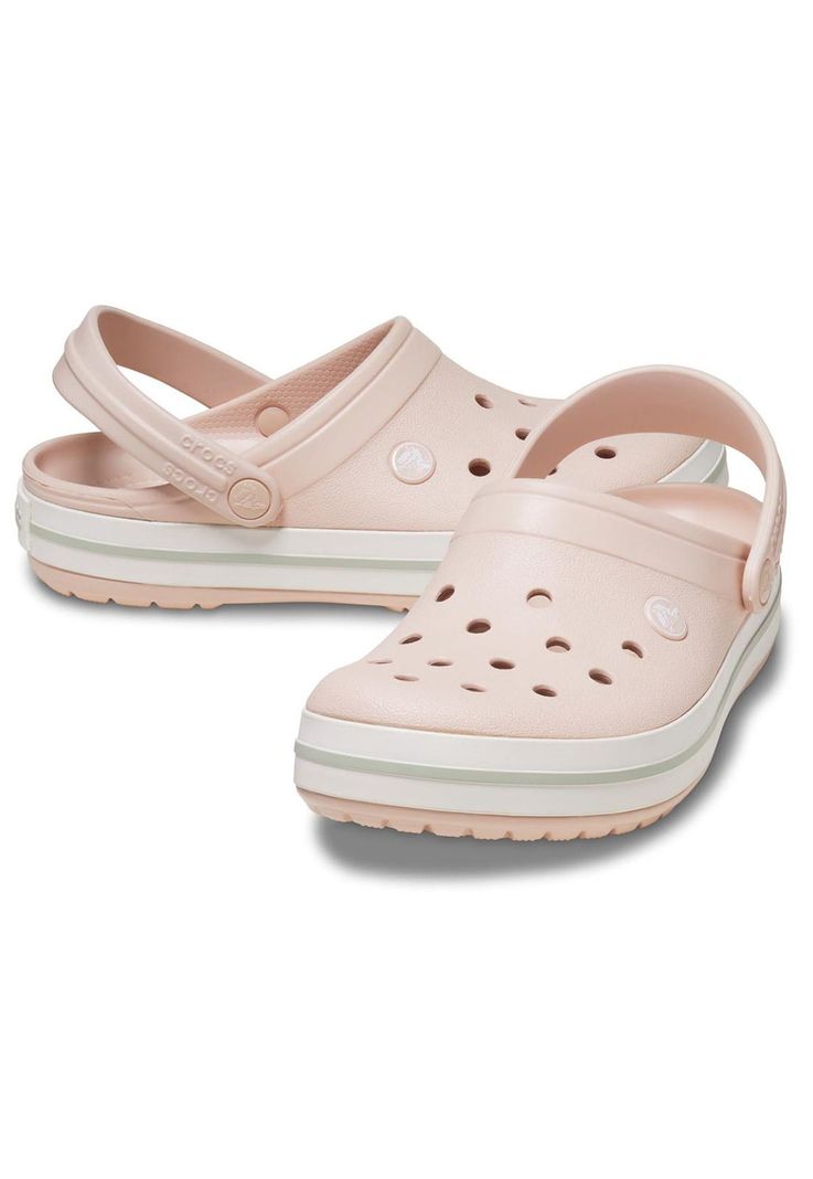Zueco Mujer Crocband Rosado-3