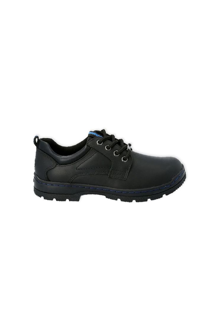 Zapato Escolar Cuero New I Wrk negro niño-0