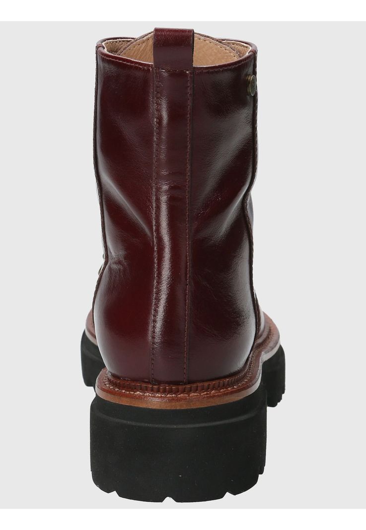 Botin Cuero Mujer Pardoner Rojo-6