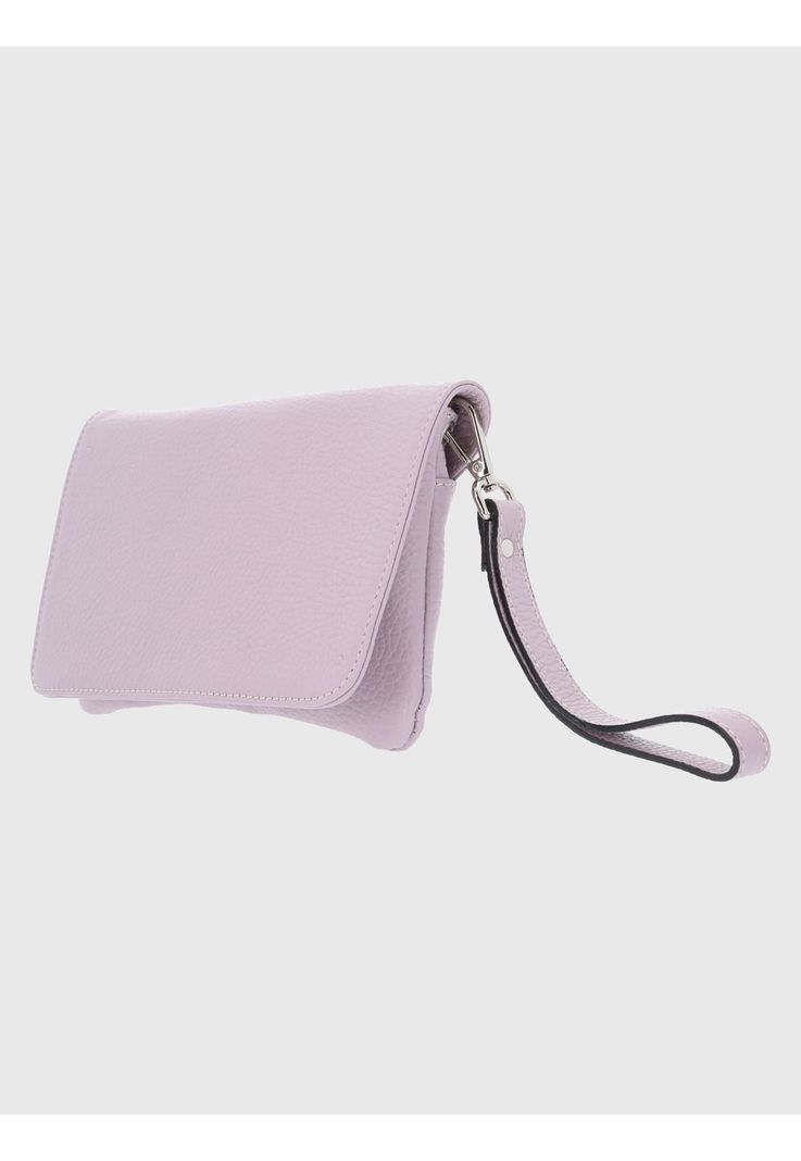 Cartera Italiana Cuero Bianca Cross Morado-1
