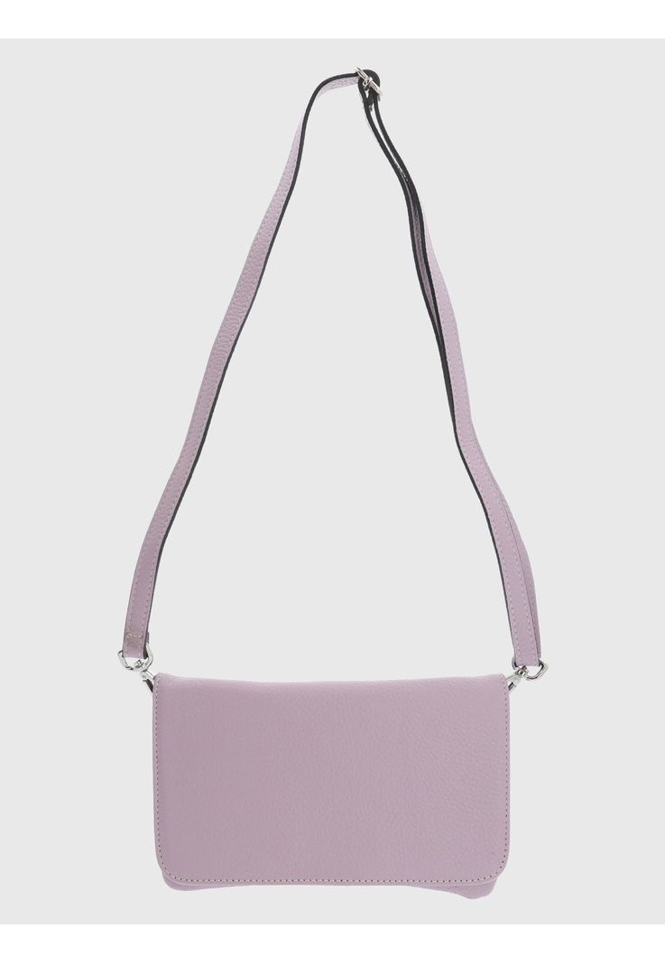 Cartera Italiana Cuero Bianca Cross Morado-3