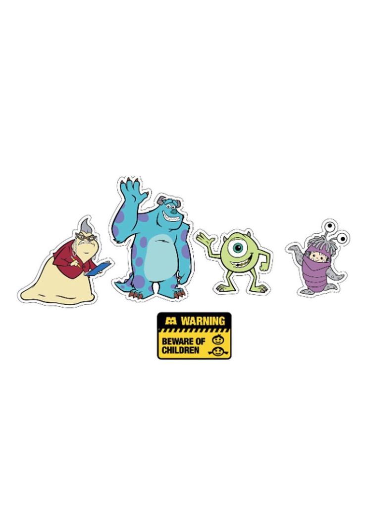 Jibbitz Crocs Pack 5 Monstruos Inc