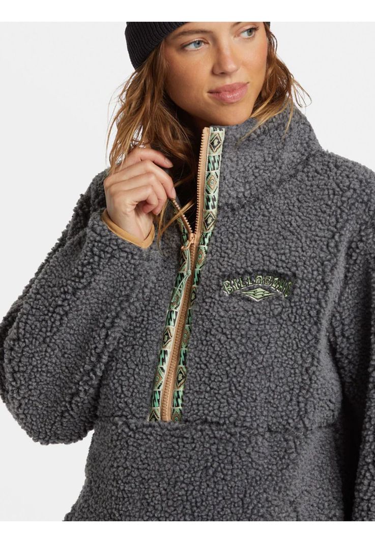 Polar Mujer Horizon Sherpa Gris A/Div-3