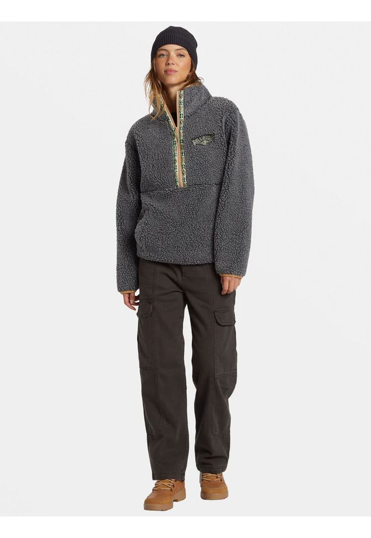 Polar Mujer Horizon Sherpa Gris A/Div-4