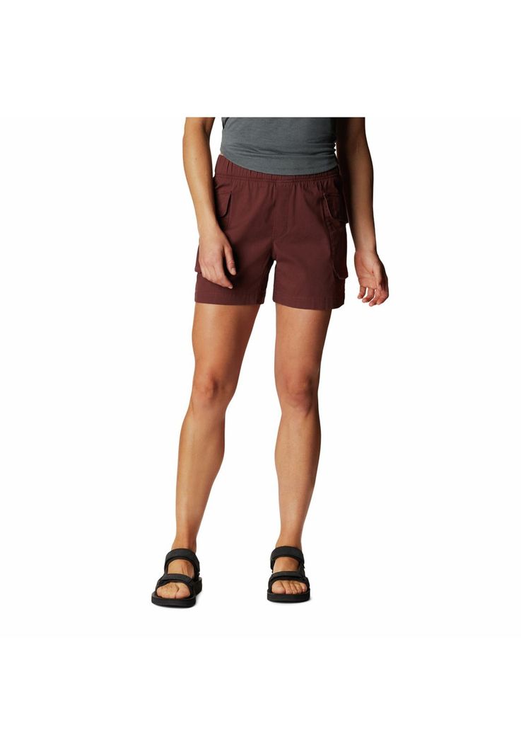 Short Mujer Cascade Pass Cargo Rojo-0