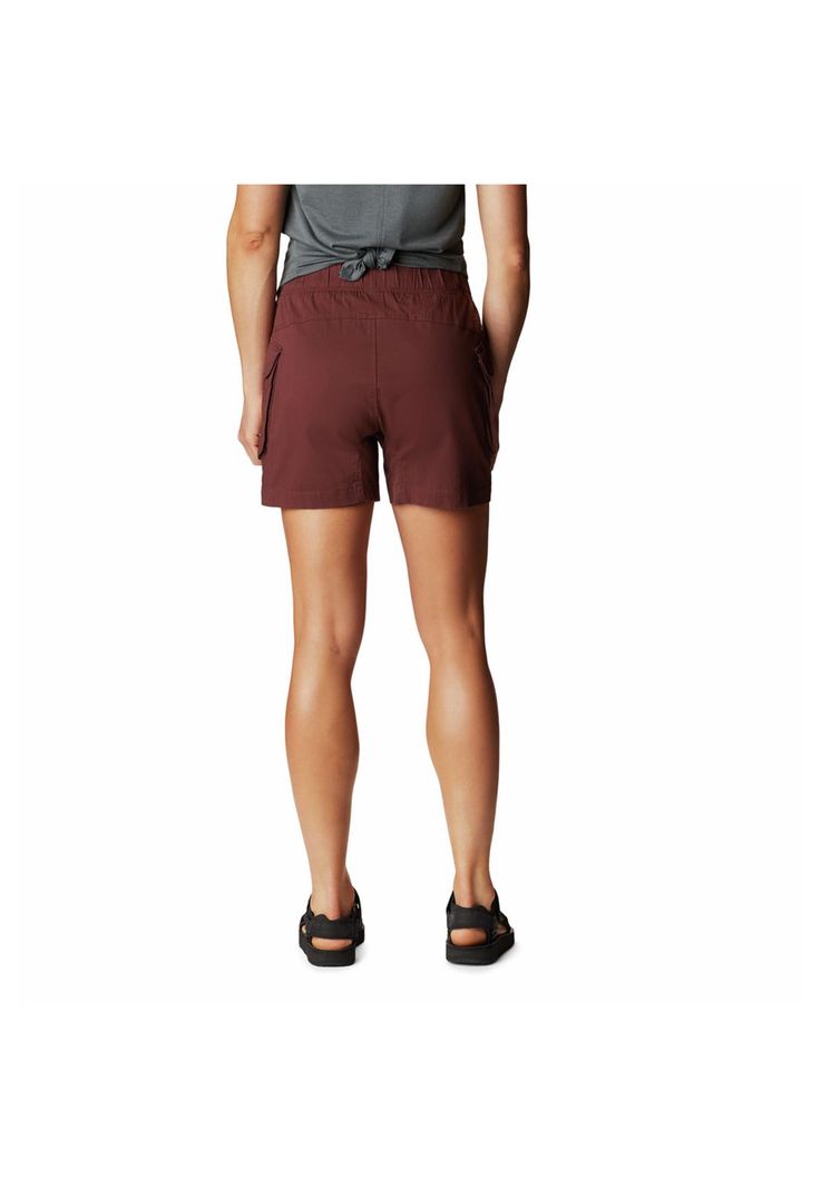 Short Mujer Cascade Pass Cargo Rojo-2