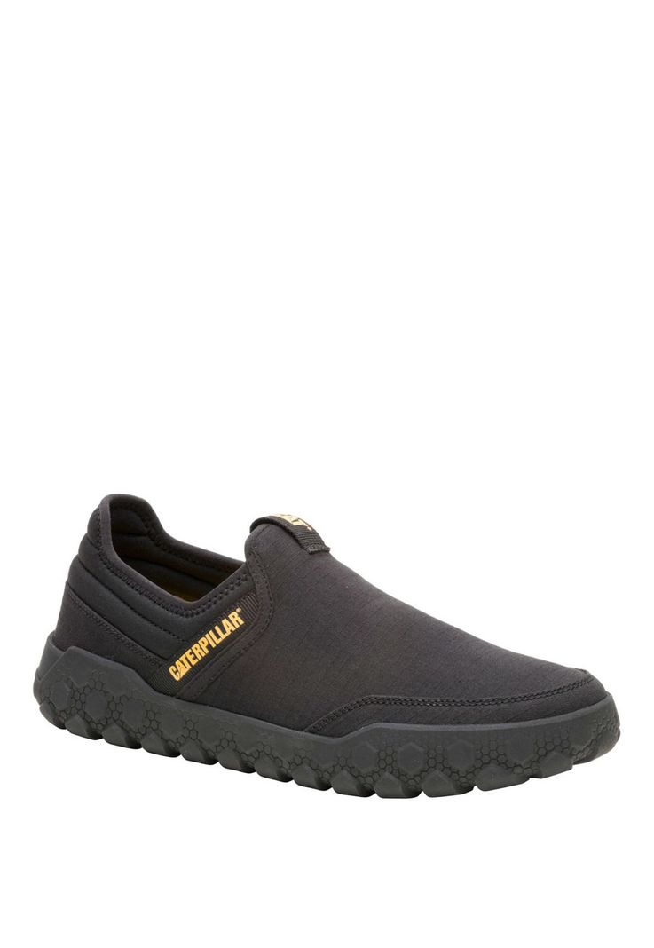 Zapatilla Cuero Hombre Hex Plus Slip On Negro-0