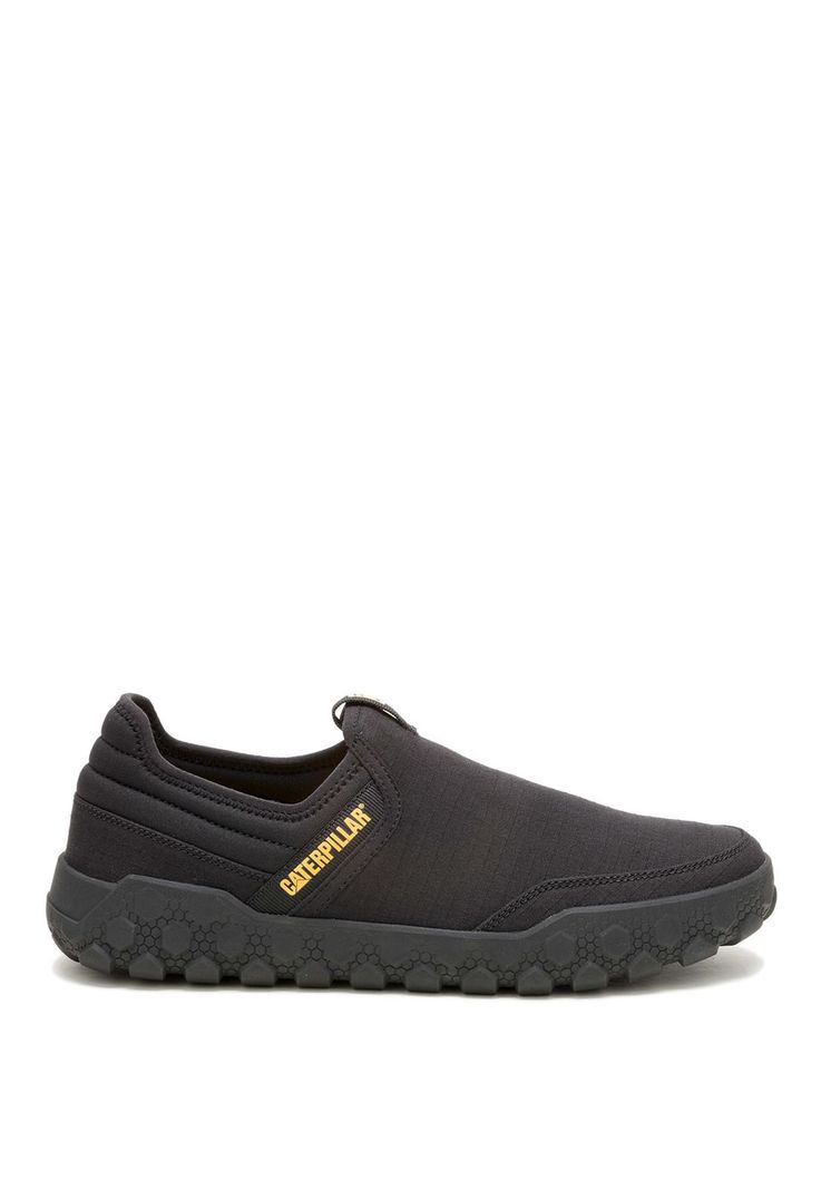 Zapatilla Cuero Hombre Hex Plus Slip On Negro-1