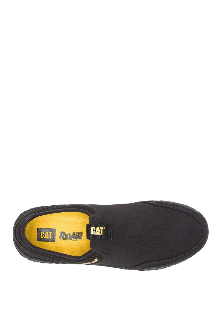 Zapatilla Cuero Hombre Hex Plus Slip On Negro-6