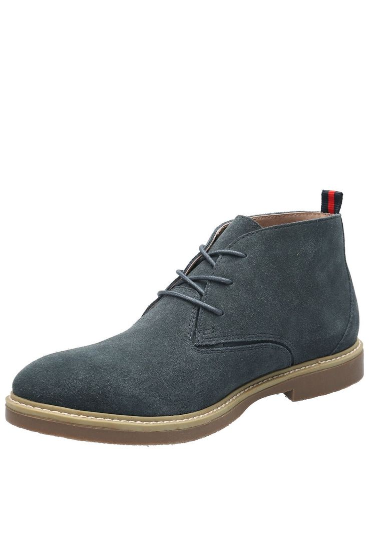Botin Cuero New Safari Azul-4