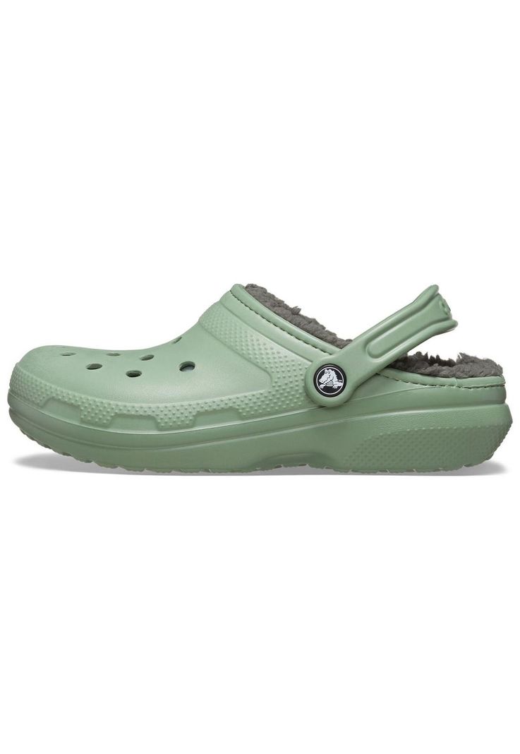 Zueco Crocs Hombre Classic Lined Clog Verde-1