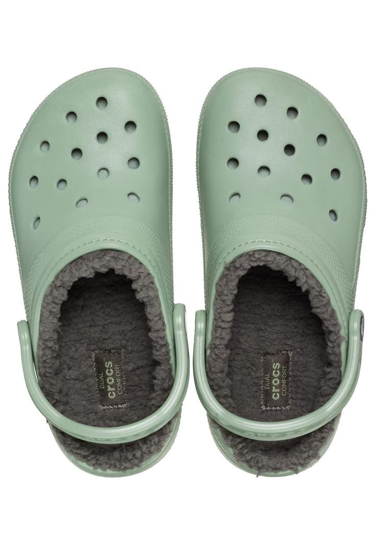 Zueco Crocs Hombre Classic Lined Clog Verde-4