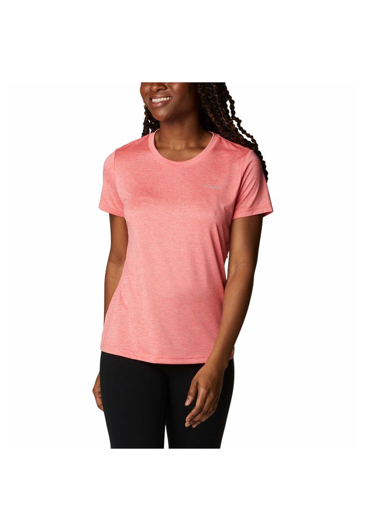 Polera Polo Mujer Columbia Hike Ss Rosado-0