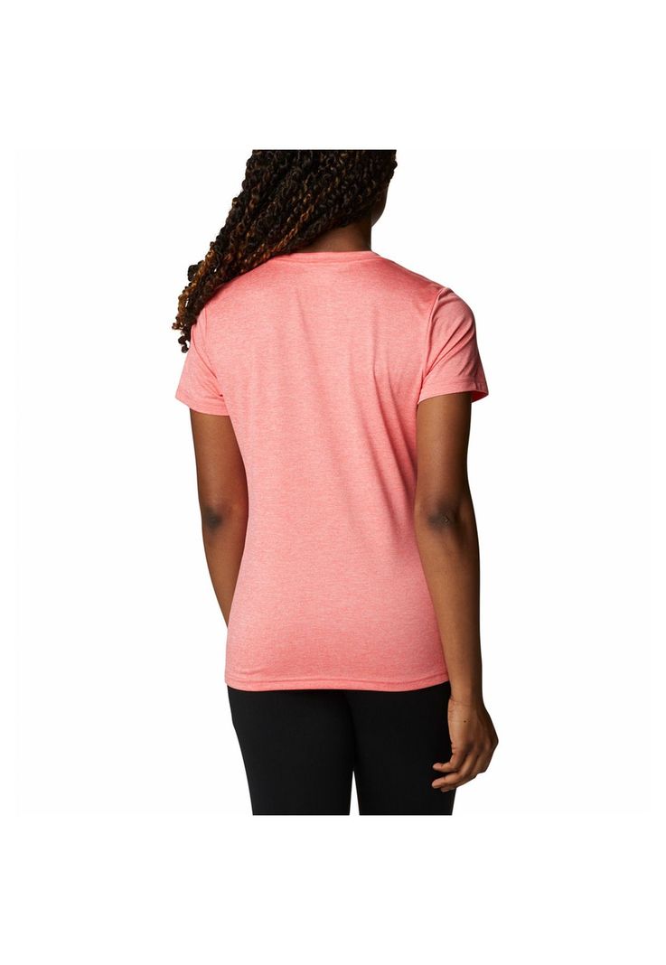 Polera Polo Mujer Columbia Hike Ss Rosado-3