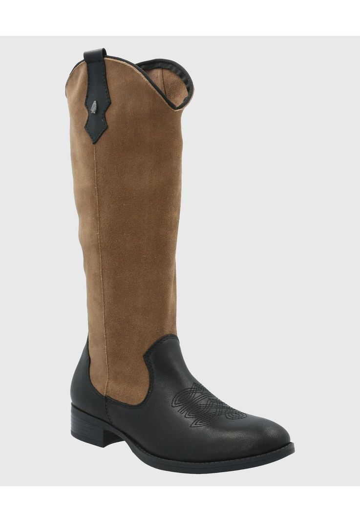 Bota Cuero Mujer Cami Negro-0