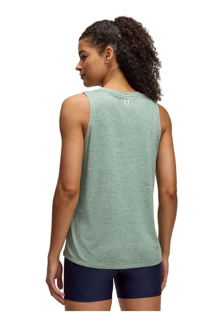 Polera Sin Mangas Tech Twist Mujer Verde-1