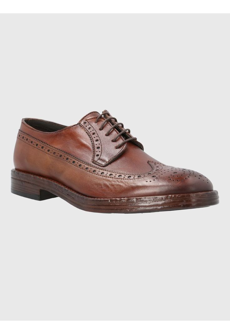 Zapato Cuero Café Hombre Paolo -0