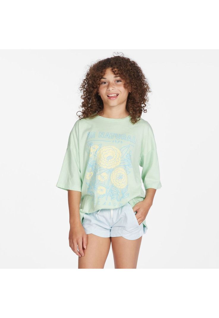 Polera M/C Niña Natural Hi Amarillo-0