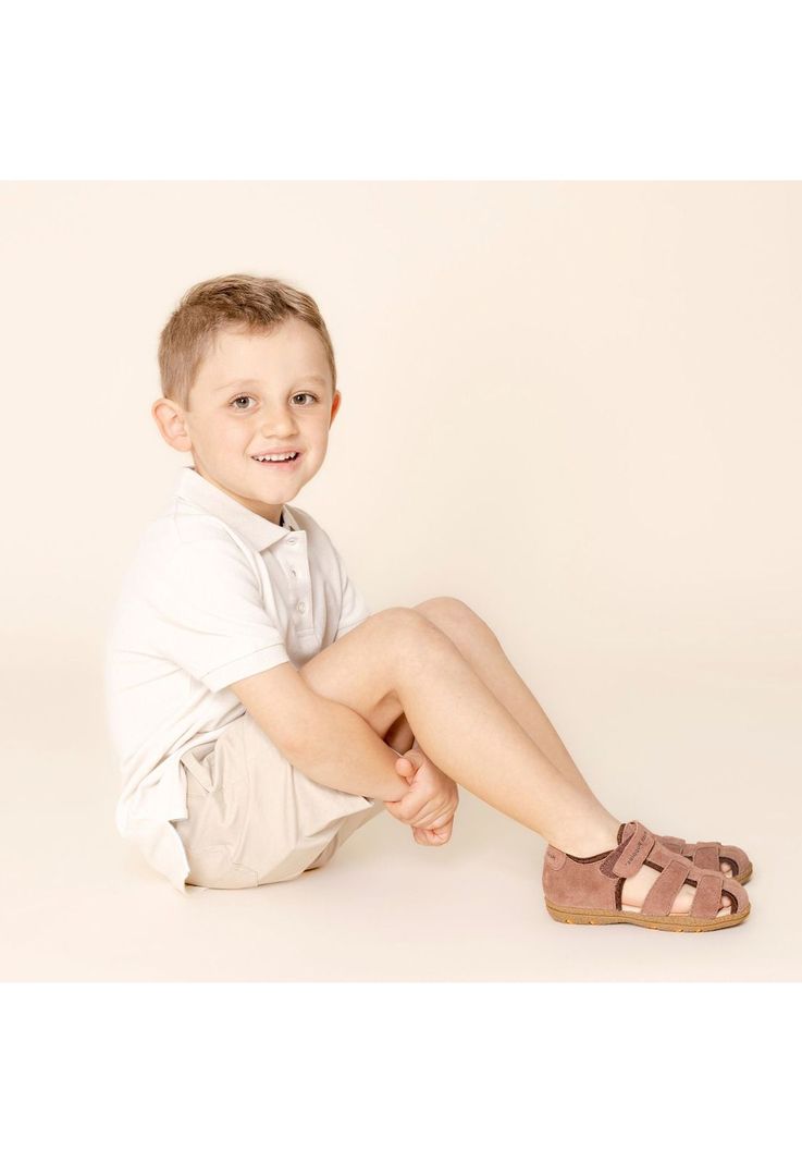 Sandalia Cuero New Coconut 26-29 Tan Niño-1
