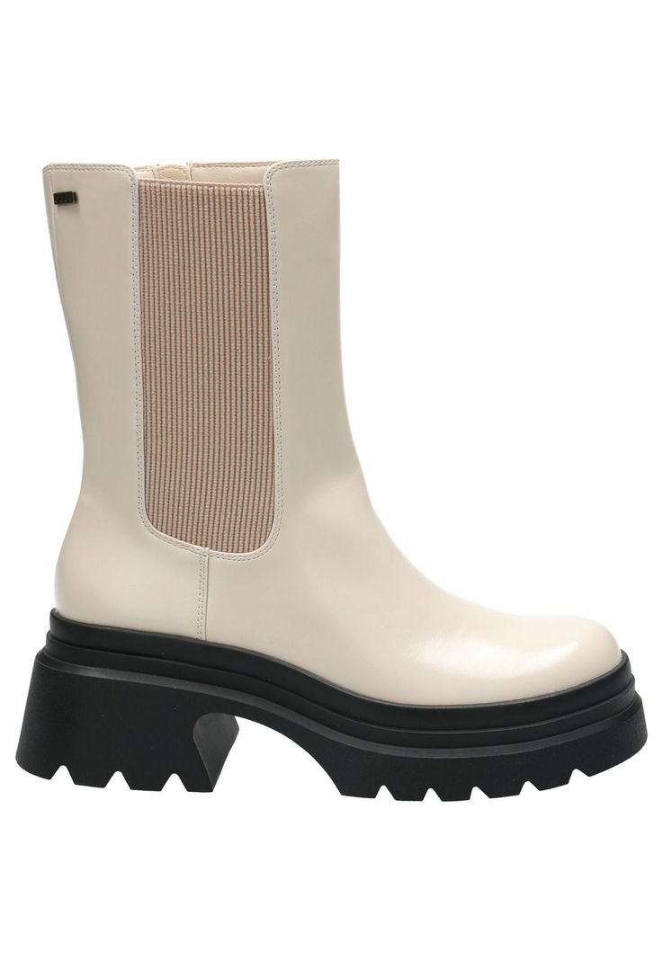 Botín Mujer Audrey Beige-1