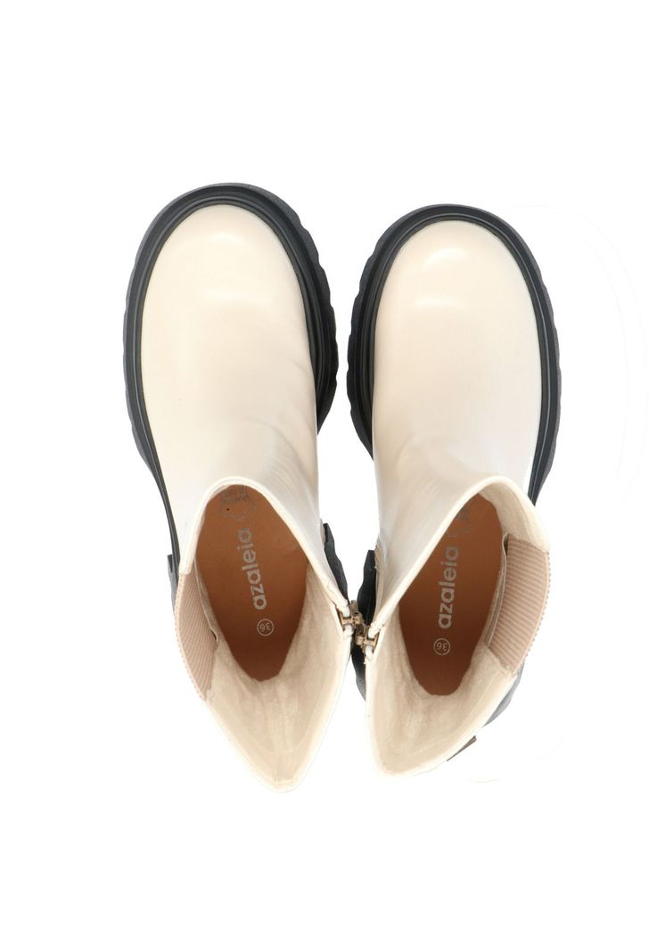 Botín Mujer Audrey Beige-7
