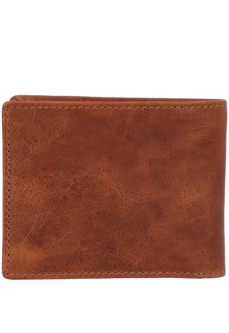 Billetera Cuero Hombre Om Simple Café-1