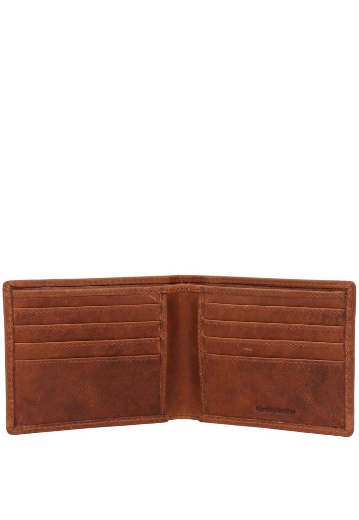 Billetera Cuero Hombre Om Simple Café-2