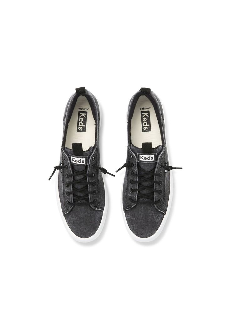 Zapatilla Negra Mujer Kickback Canvas -3