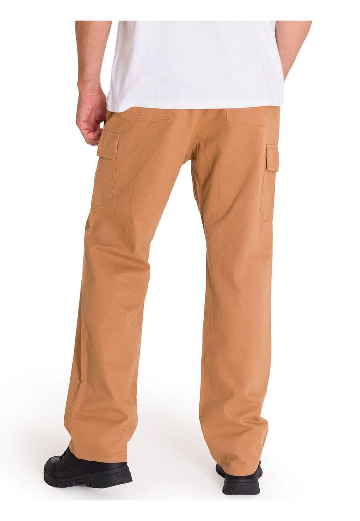 Pantalón Heritage Straight Cargo Hombre Café Claro-3