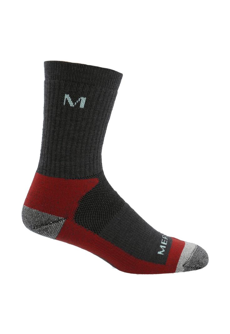 Calcetin Unisex Berk Technical Crew Rojo Merrell-0
