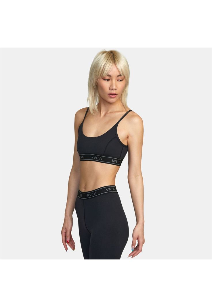 Peto Deportivo Mujer Base Bra J Tops Negro-5