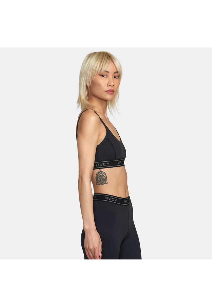 Peto Deportivo Mujer Base Bra J Tops Negro-6