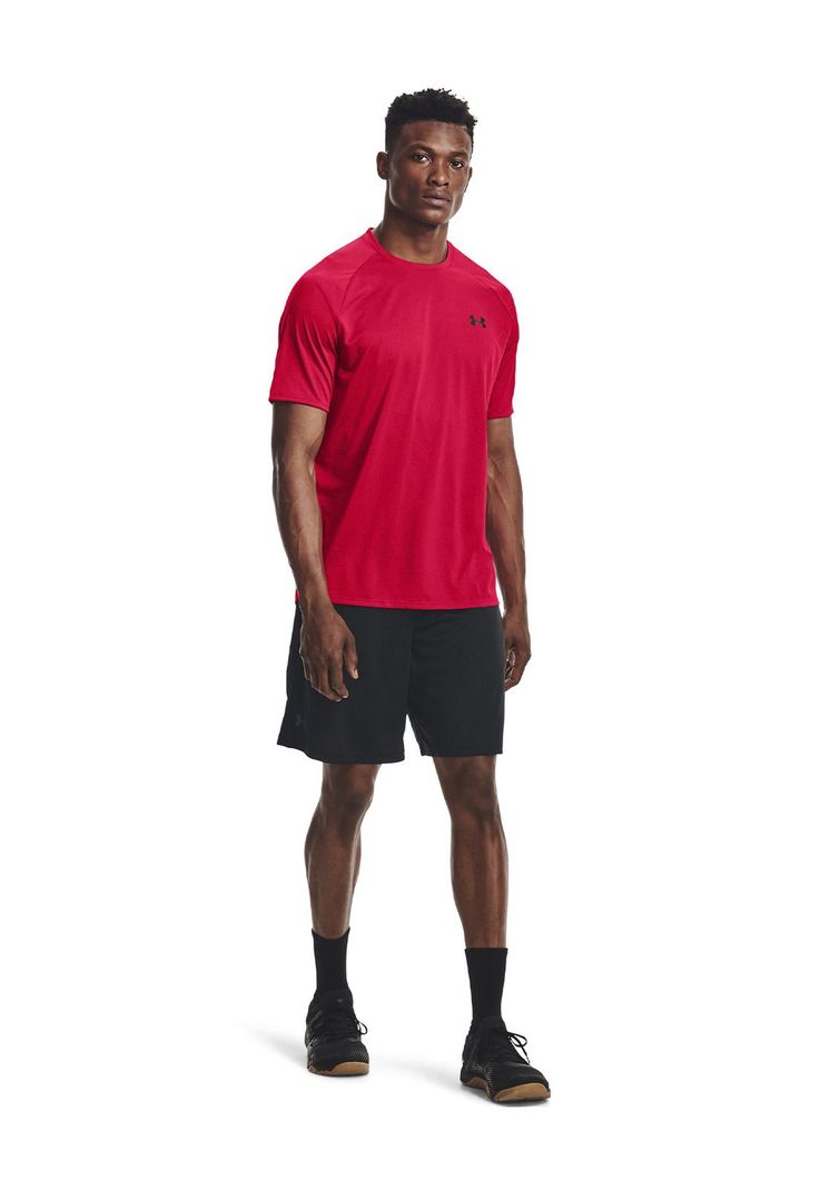 Shorts de malla UA Tech para hombre Negro-5
