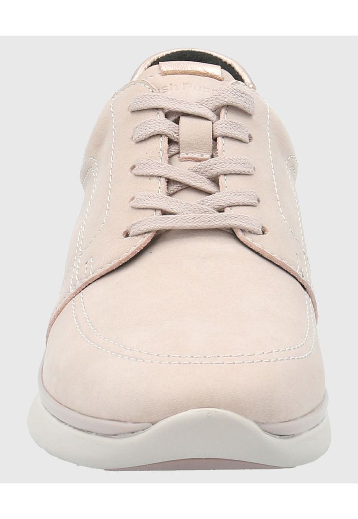 Zapatilla Cuero Mujer Goss Café-3