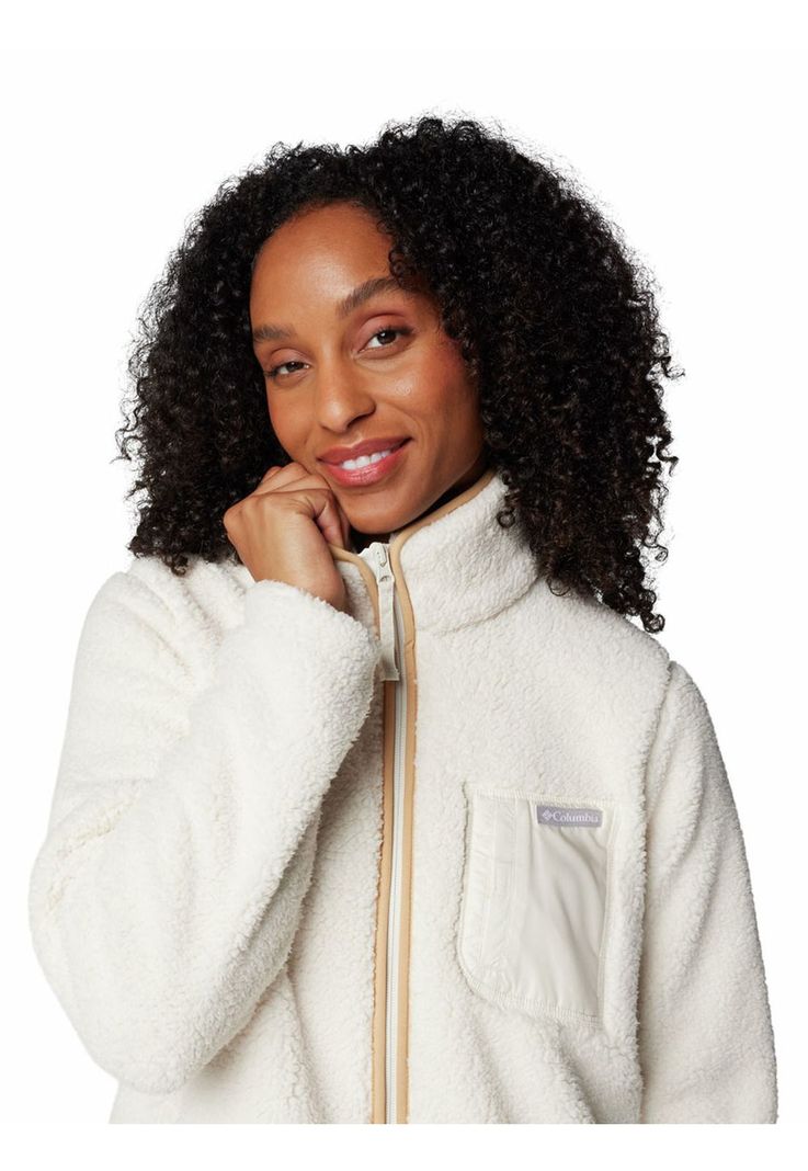 Polar Mujer West Bend Full Zip Blanco-3