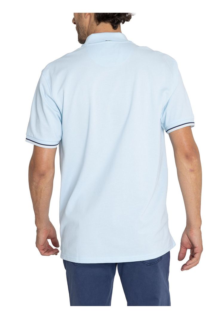 Polera Algodón Orgánic Celeste Mitchell Hombre -7