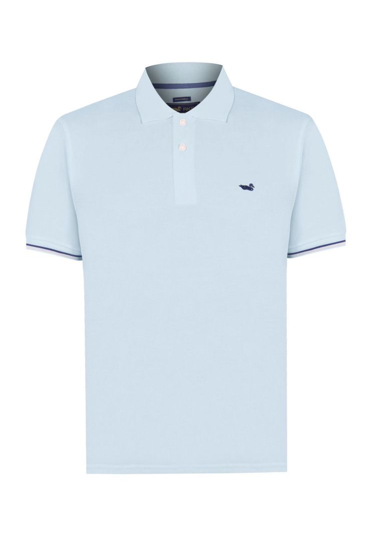 Polera Algodón Orgánic Celeste Mitchell Hombre
