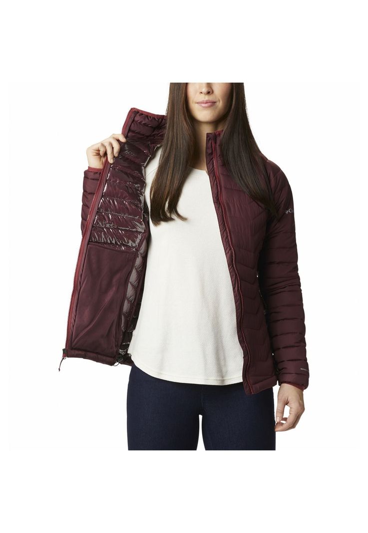 Parka Mujer Powder Lite Jacket Burdeo-4