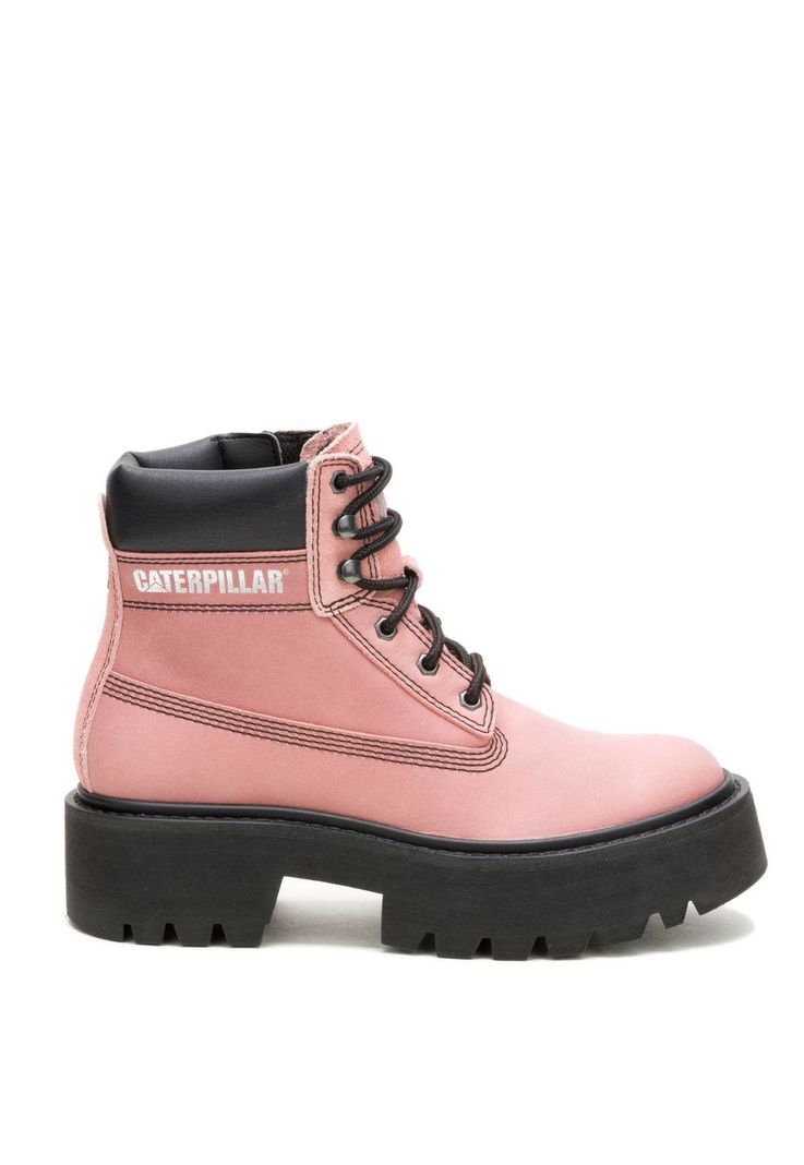 Botin Cuero Mujer Colorado Max 6 Zip Palo Rosa-1
